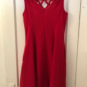 White House Black Market Red Dress